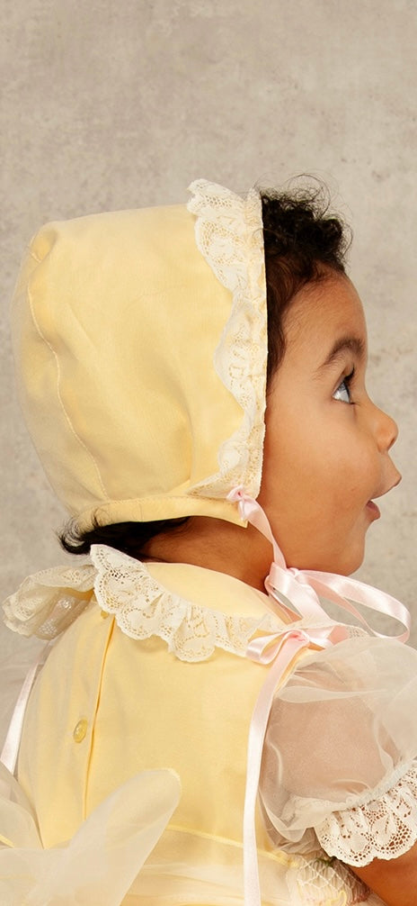 Sonata Organza Puff Bonnet BE24-08
