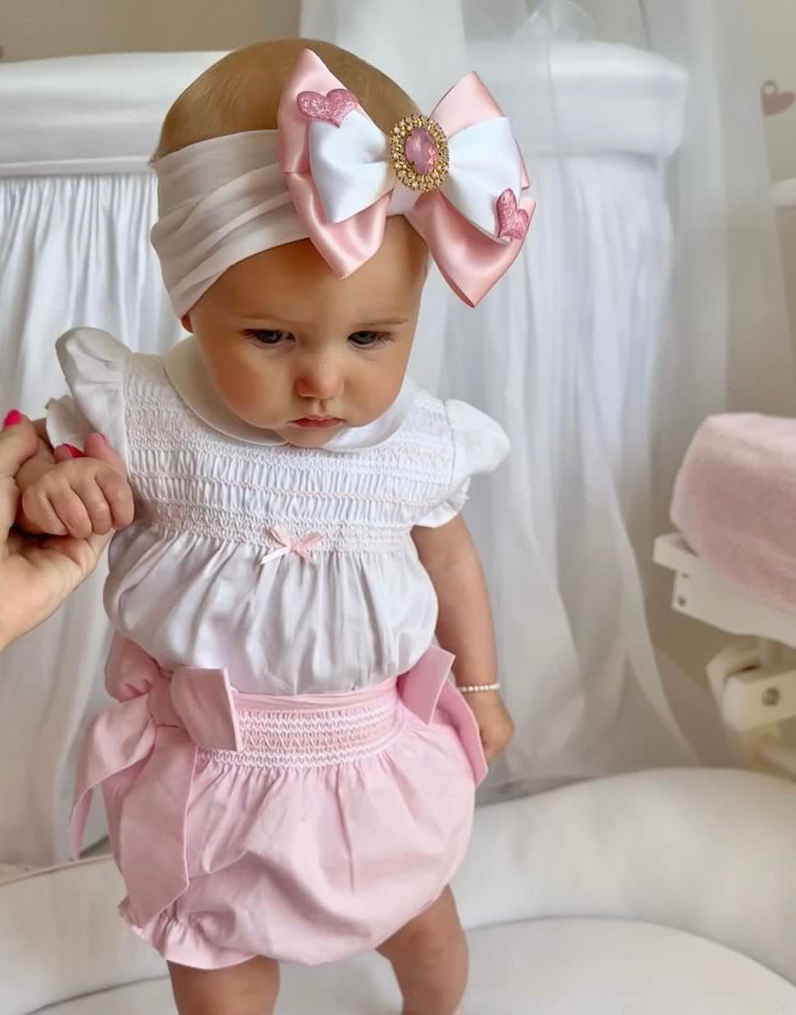 Smocked baby girl on sale clothes