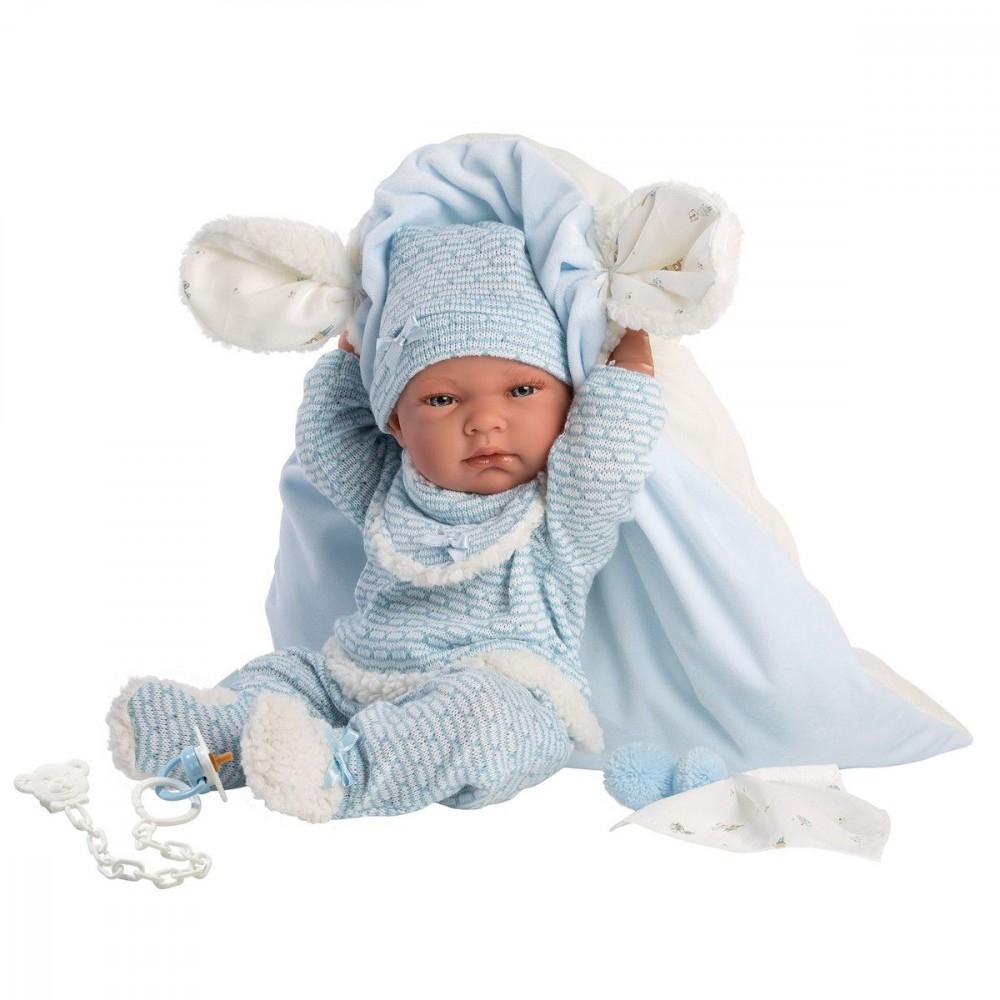 Llorens Spanish Doll with Cushion & Accessories Blue