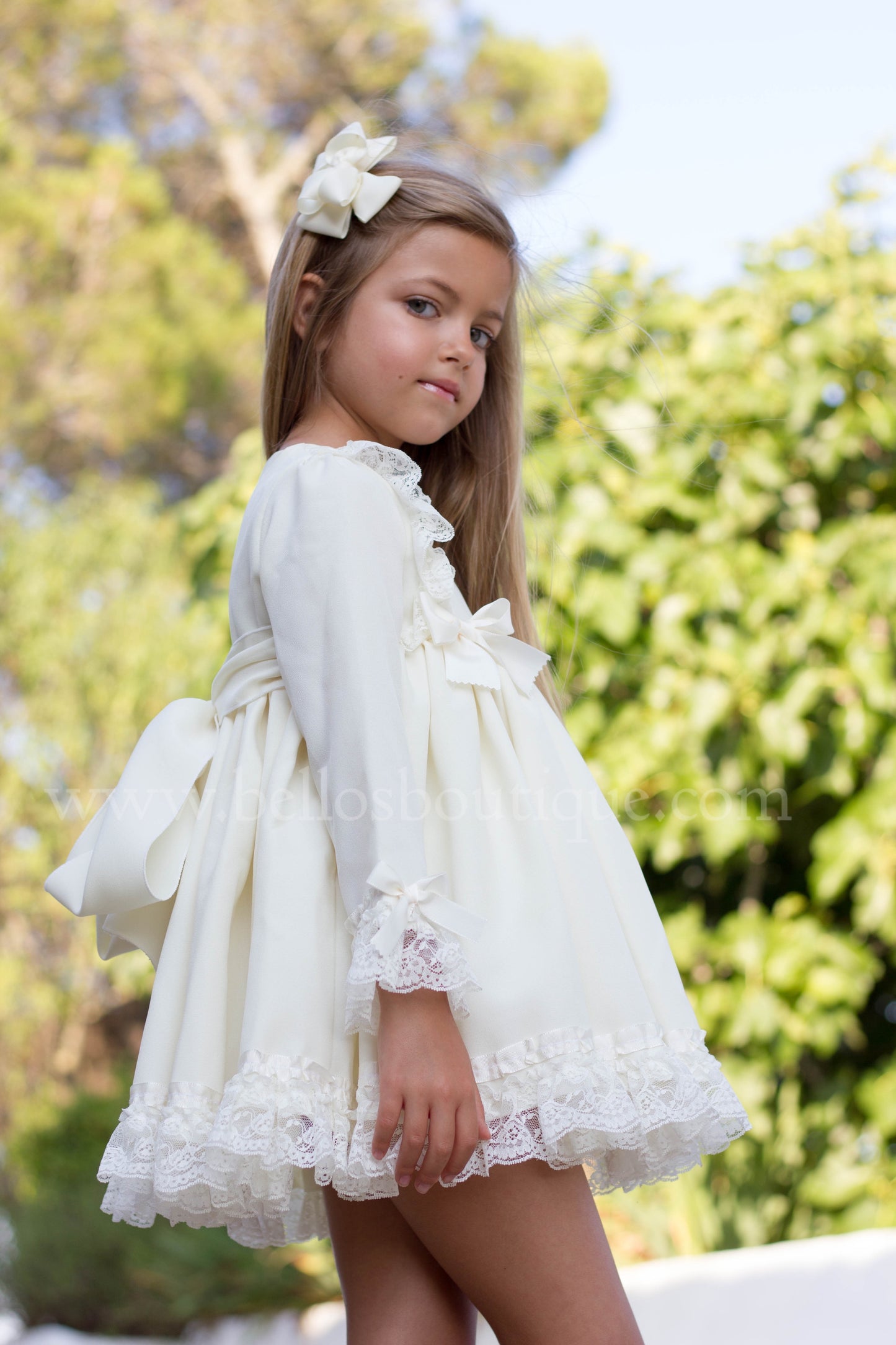 The Valencia Collection Dress in Cream