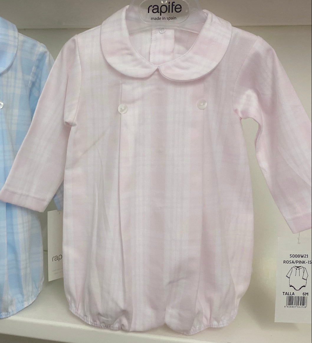 Rapife Romper Pink Check - 5008