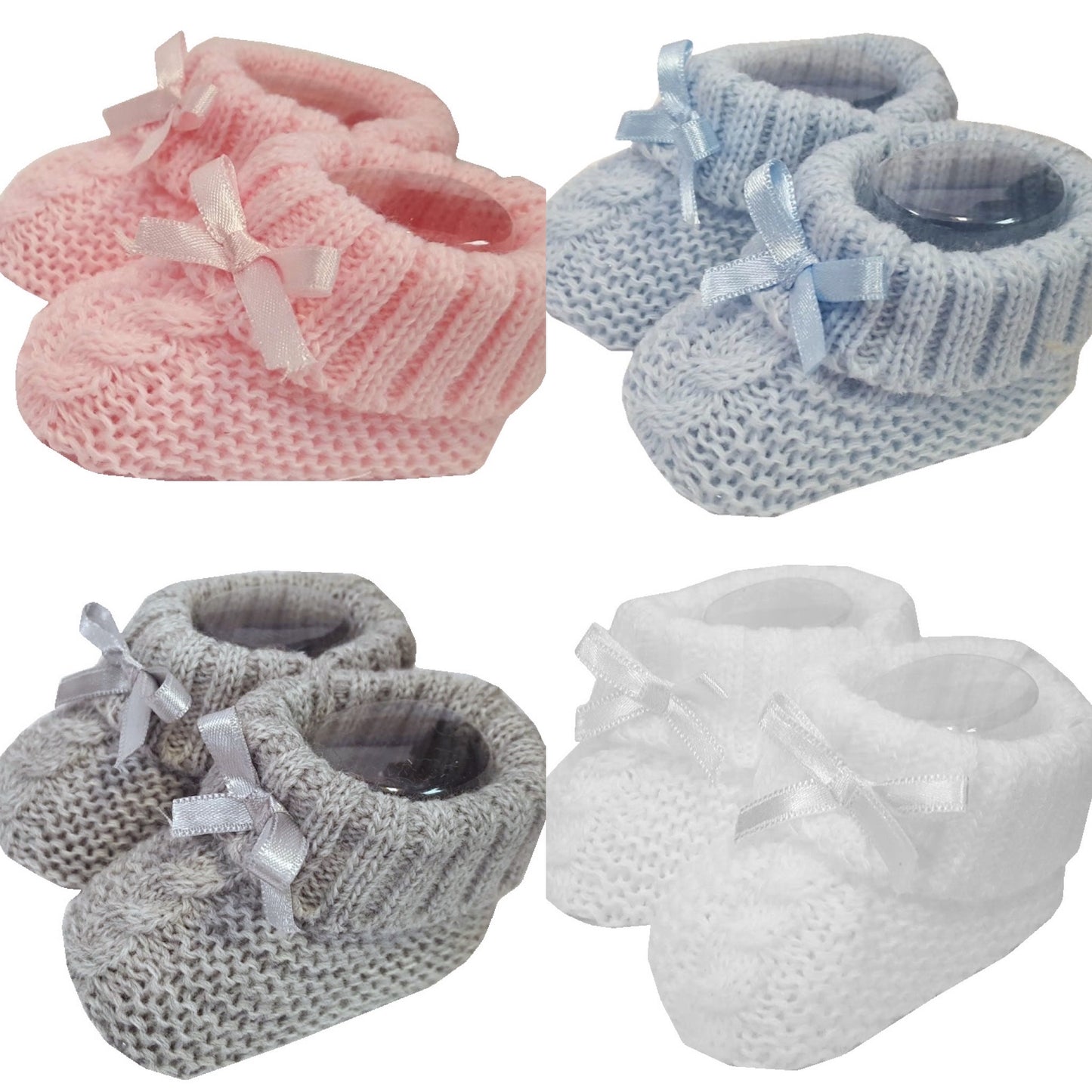 Knitted Baby Booties