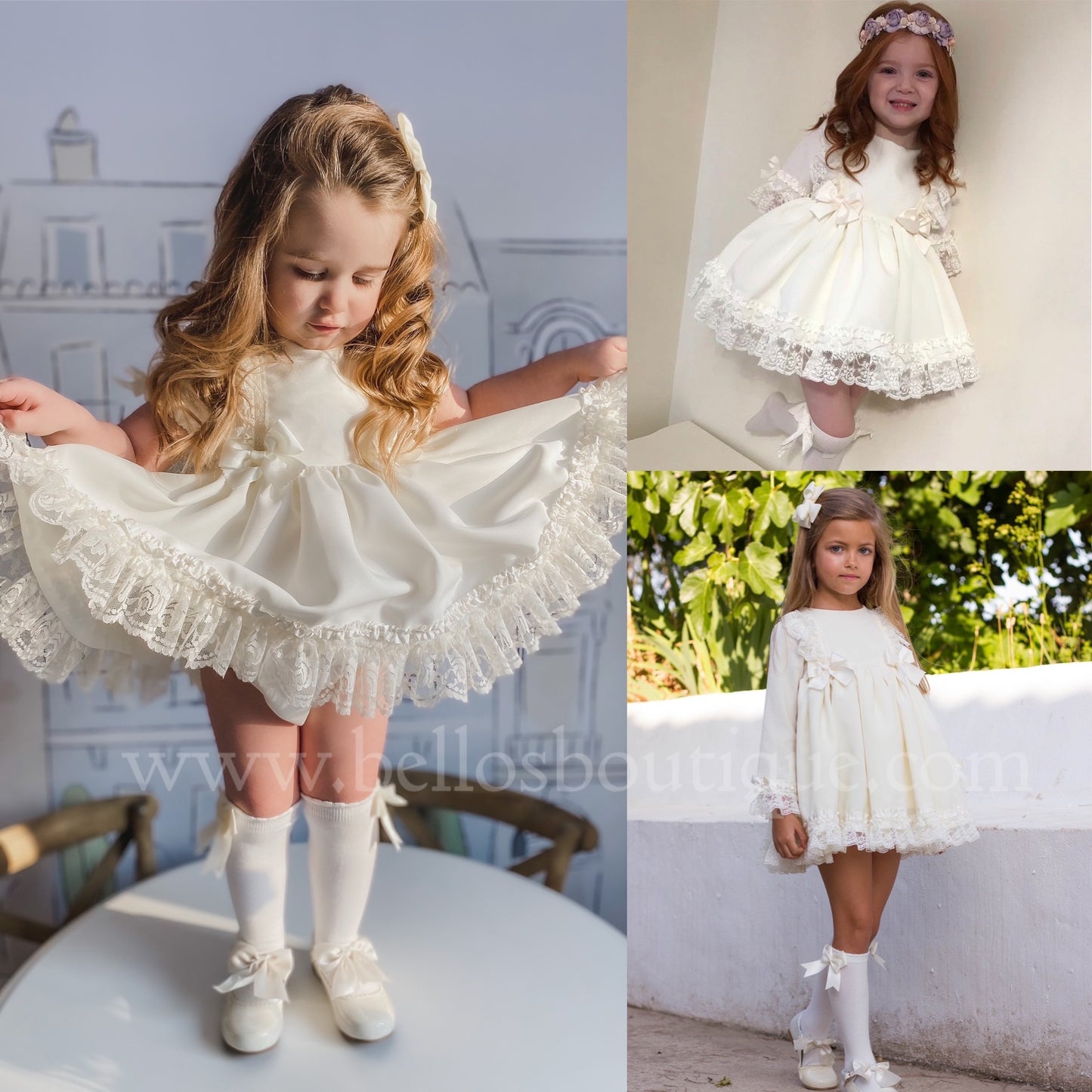 The Valencia Collection Dress in Cream