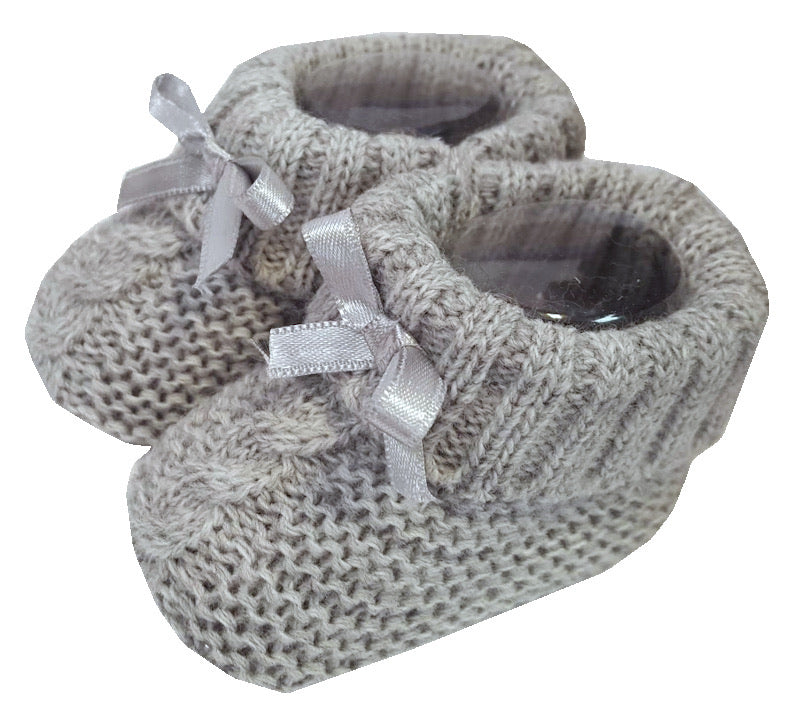 Knitted Baby Booties