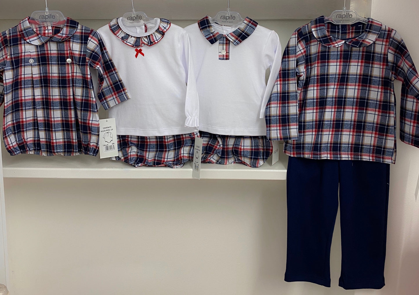 Rapife Tartan 2 Piece Girls Pants Set - 5913