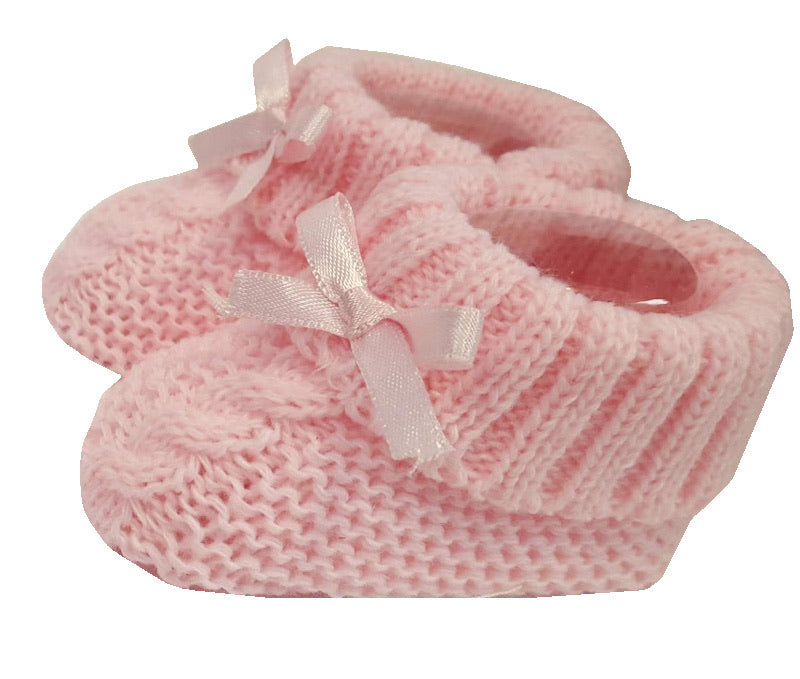 Knitted Baby Booties