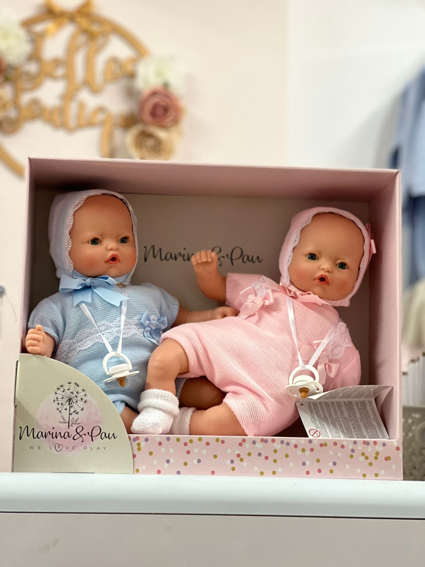 Marina & Pau Twin Dolls - Crying