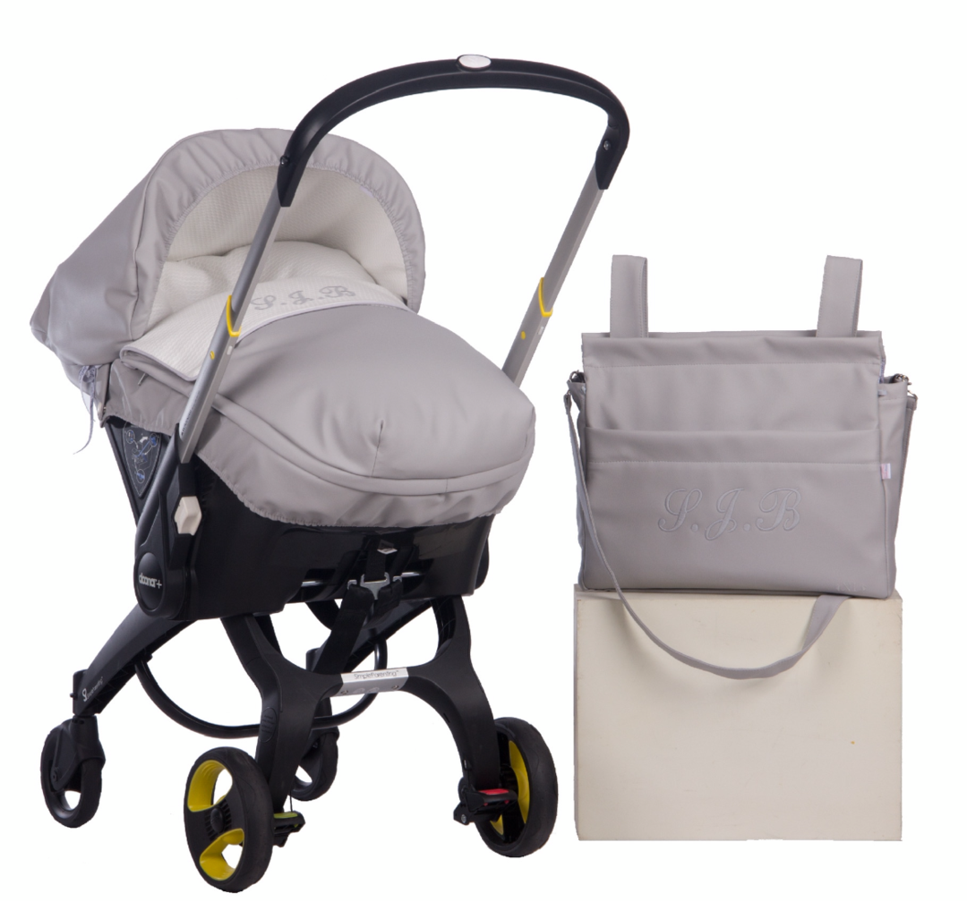 Spanish Car Seat Footmuff & Hood Universal or Doona - Pompas Nube Luna