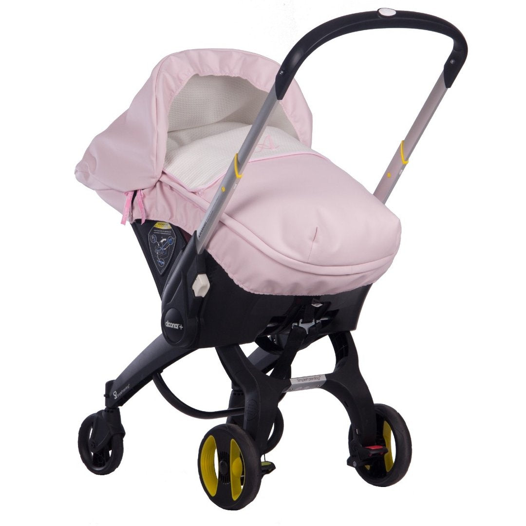 Spanish Car Seat Footmuff & Hood Universal or Doona - Pompas Nube Luna
