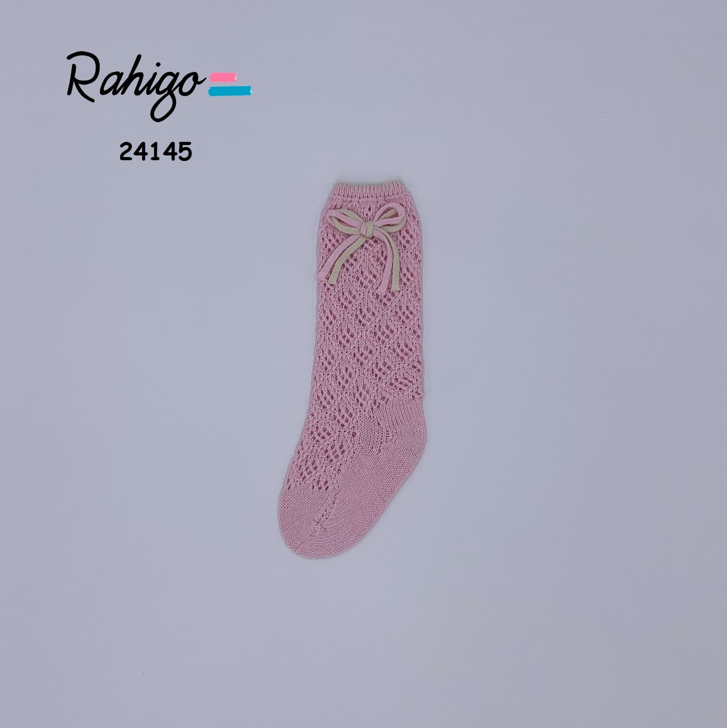 Rahigo SS24 Baby blue & Cream socks