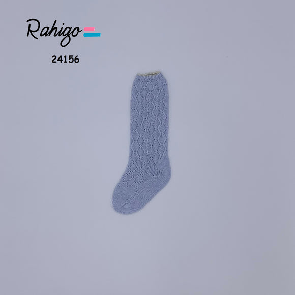 Rahigo SS24 Baby blue & cream socks - 24156