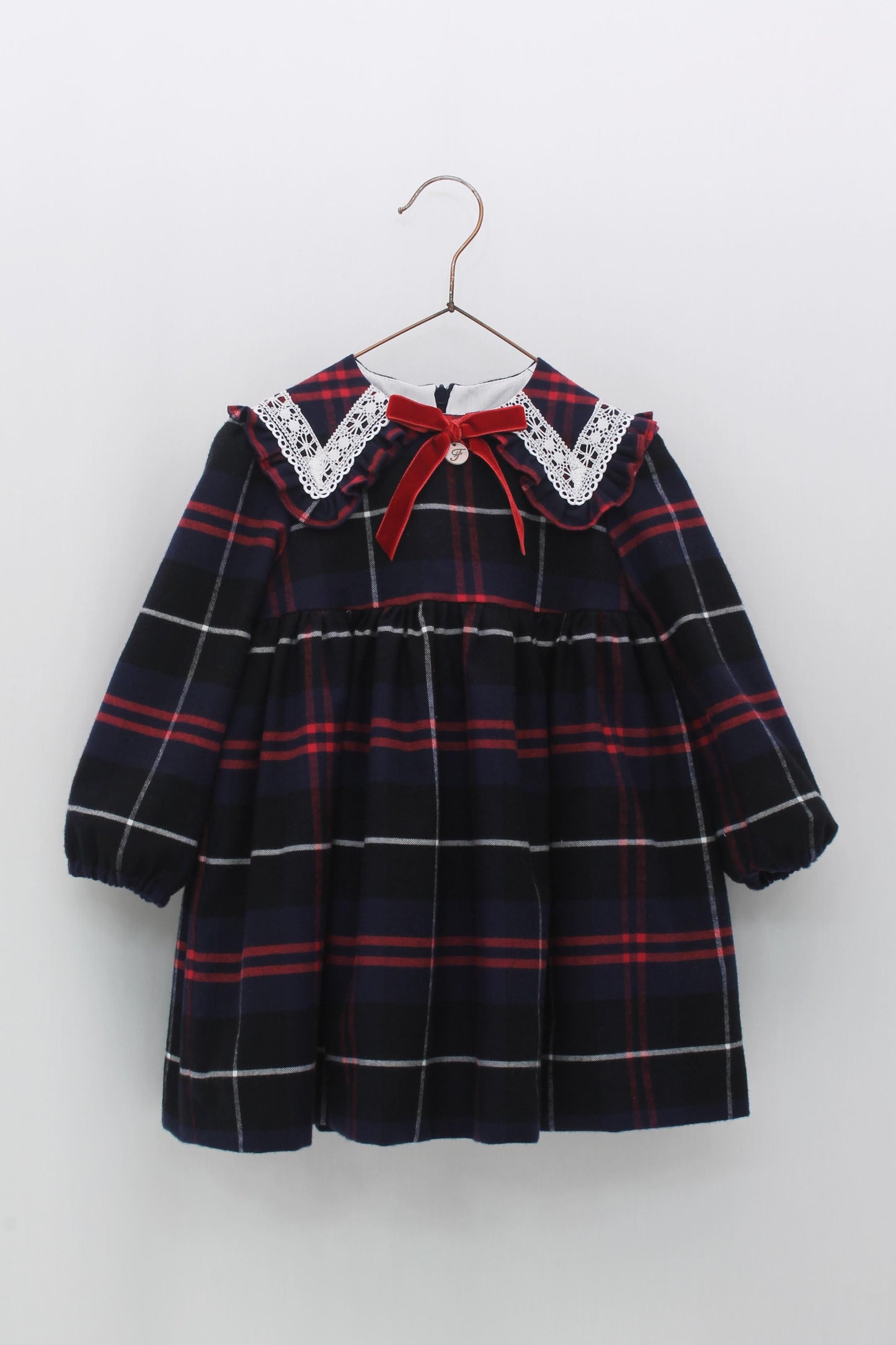 AW23 Girls Tartan Dress - 2325172