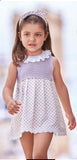 Girls Lilac frill dress - 24108