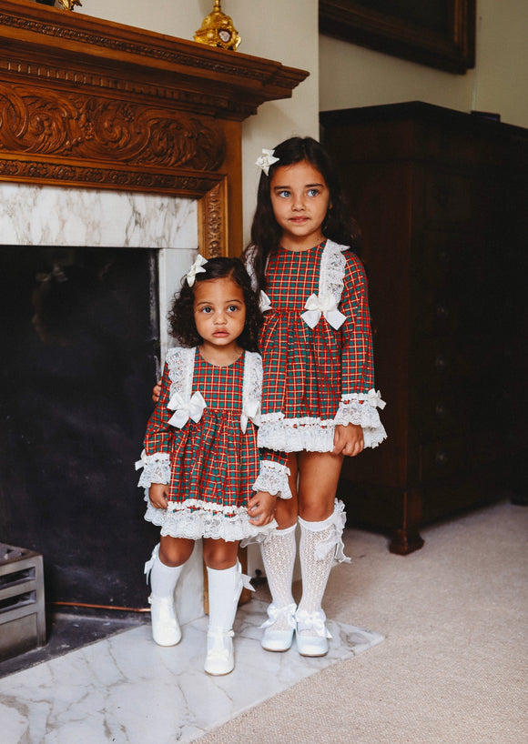 The Bellos Valencia Christmas ‘23 Dress in Tartan  - In Stock