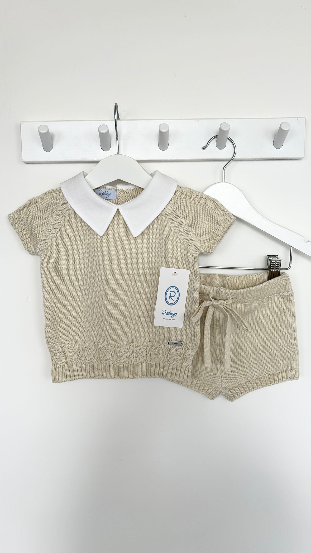 Rahigo SS24 CREAM 2 piece Jumper & Shorts