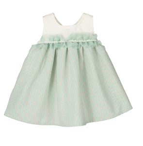 Baby Girls mint & cream dress