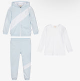 Caramelo AW23 Boys 3 Piece Hooded Tracksuit in Grey - 103156