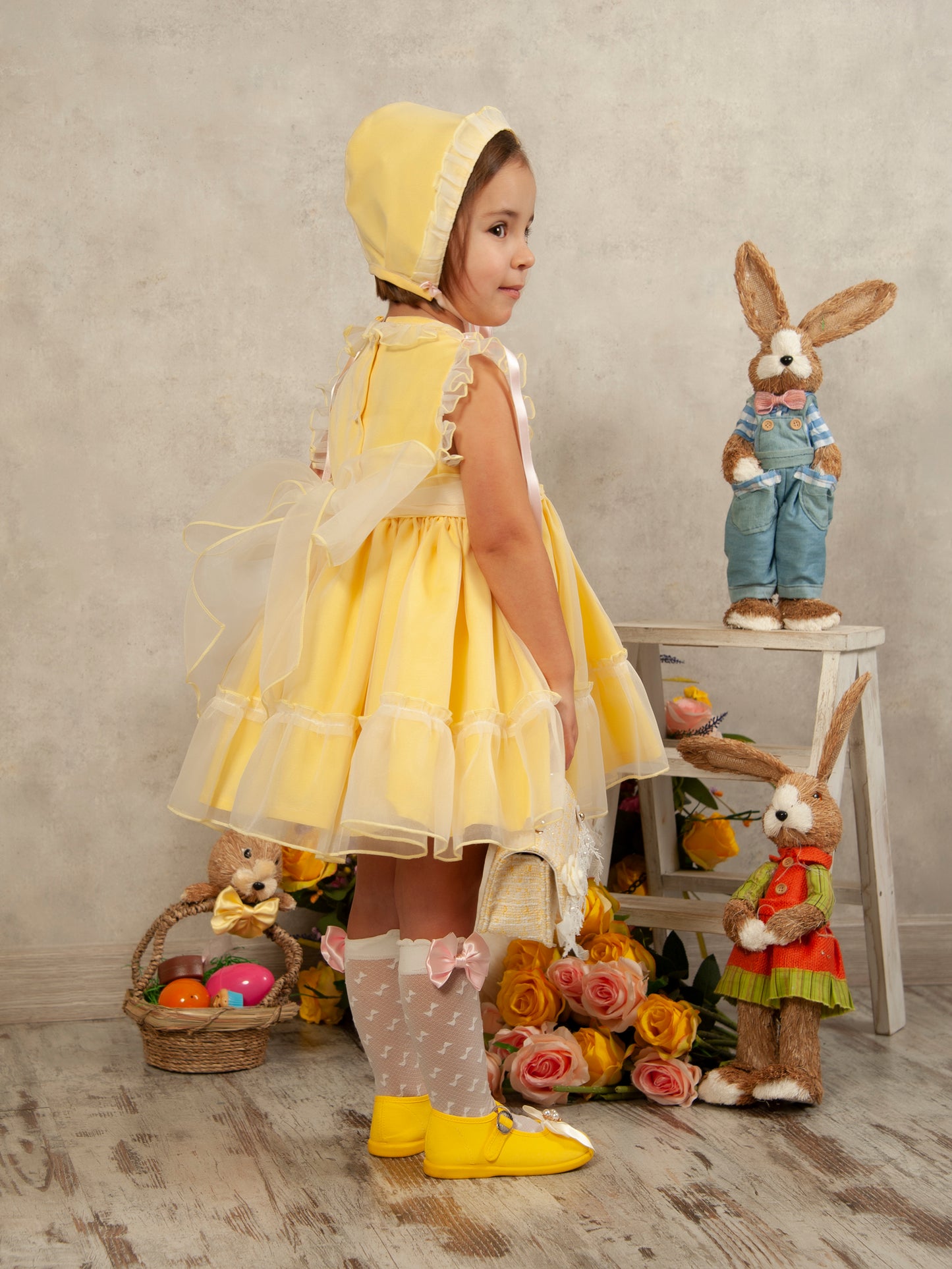 Yellow Organza Dress - VE/24-01