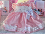 Sonata Frozen Dress (Blue with lilac as shown with snowflake smocking)