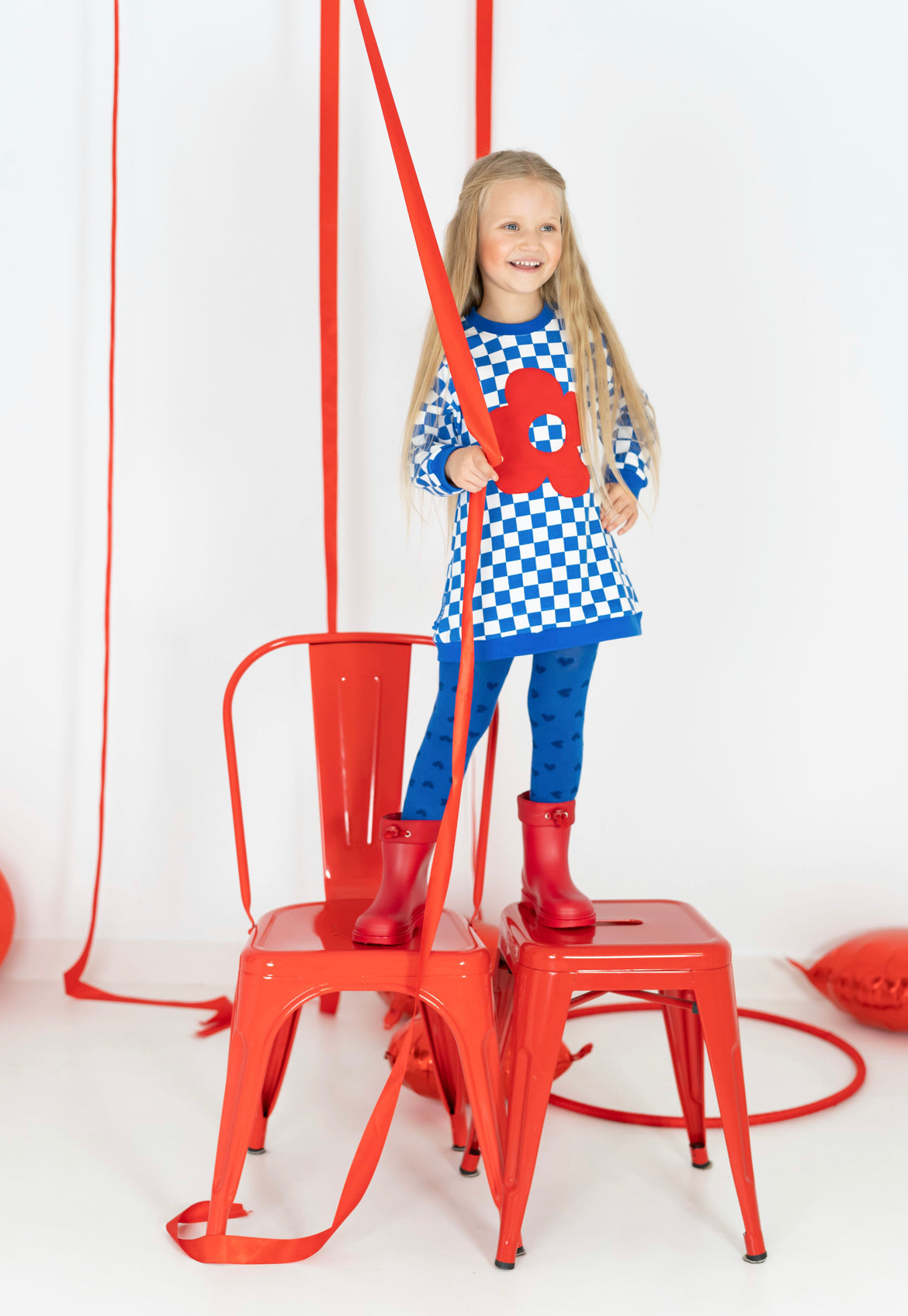 Agatha Ruiz de la Prada AW23 Retro Dress & Tights - 7226