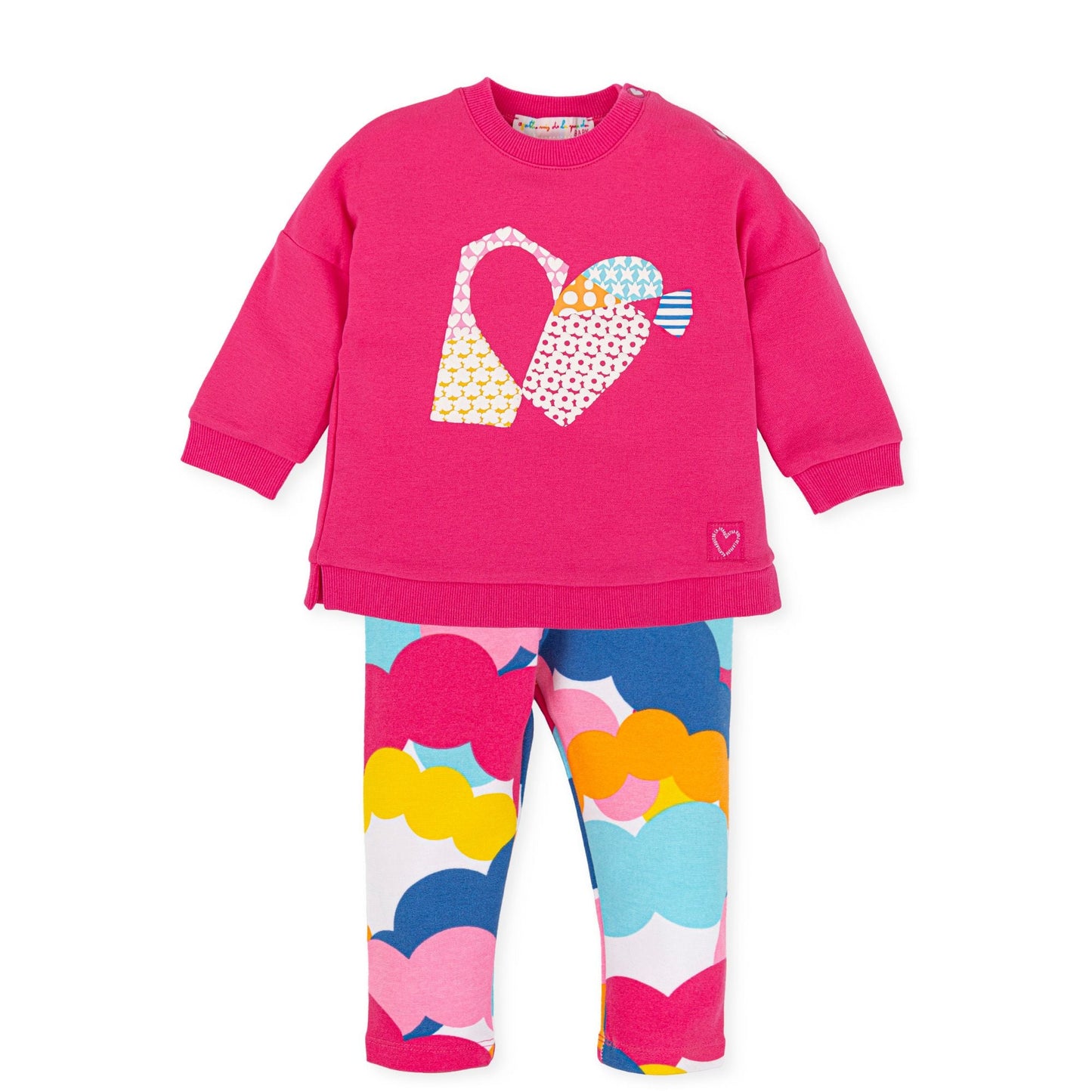 Agatha Ruiz de la Prada AW23 Girls Fuschia Leggings Set - 7121