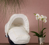 Spanish Car Seat Footmuff & Hood Universal or Doona - Carla Nube Luna