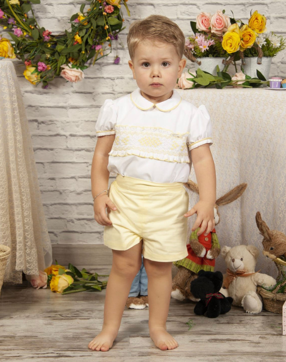 Sonata Boys Lemon Smock Set PC23 - 13