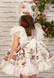 Sonata Floral White Dress - VE22-06