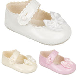Girls Soft Sole Bow Shoes
