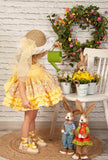 Sonata Lemon/Pink Dress VE22-03