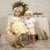 Sonata Boys Rabbit Smock Set PC23-01