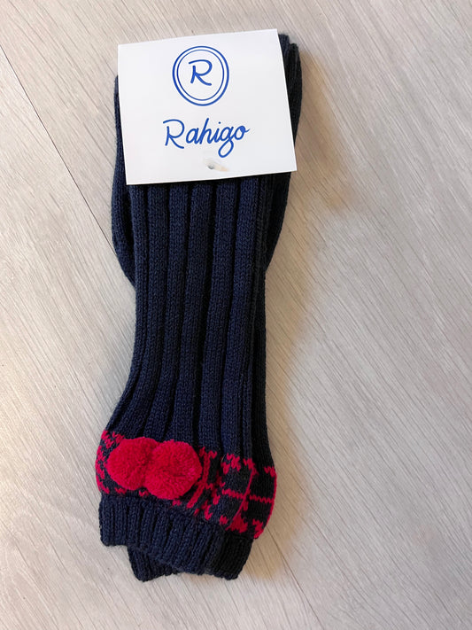Rahigo AW22 Navy / Red Socks 22257
