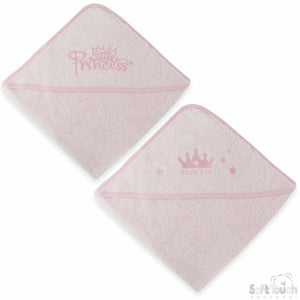 Pink "Princess" Hooded Robe