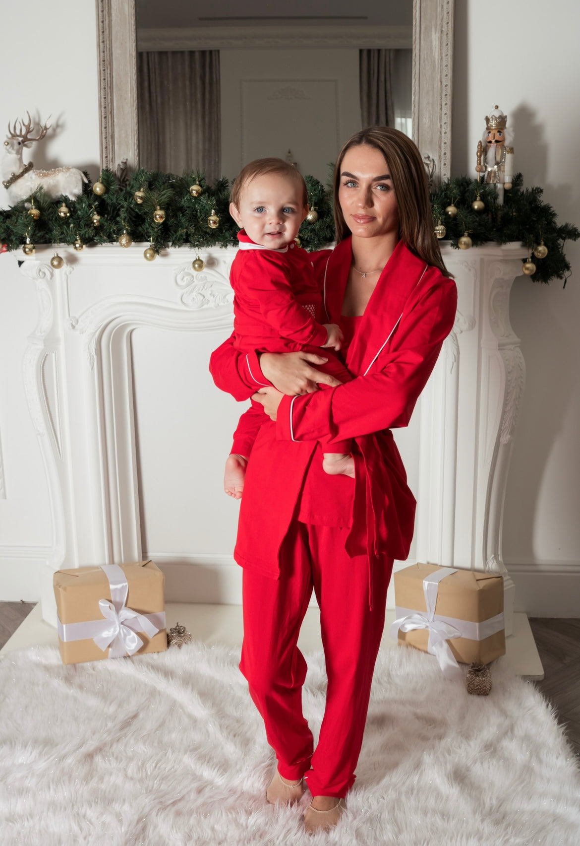 Bellos Christmas Pyjamas Women’s 3 Piece Set