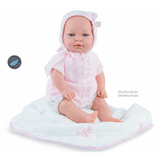 Marina & Pau 42cm Baby Girl Doll & Blanket 0700