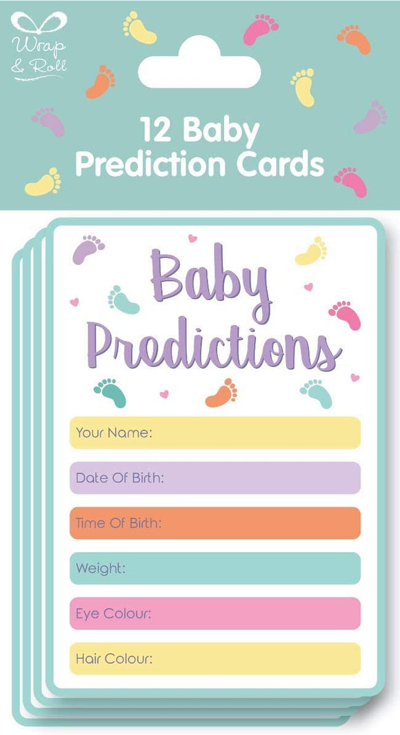 Pack of 12 Baby Prediction Cards