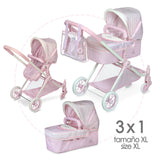 DeCuevas Convertible 3x1 Doll's Pram Niza Collection 80746