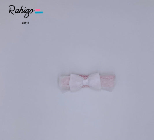 Rahigo SS23 Girls Headband in Pink/White - 23113
