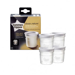 Tommee Tippee Closer to Nature Milk Storage Pots