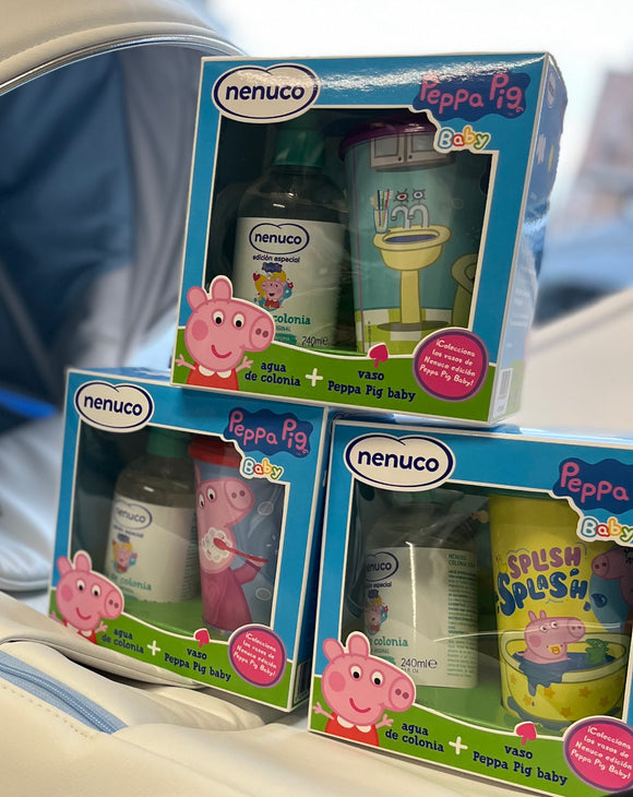 Nenuco 240ml Spray Cologne + Peppa Pig Sipper Cup Gift Set - Limited Edition