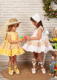 Sonata Lemon/Pink Dress VE22-03