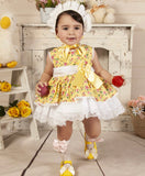 Sonata Yellow Floral Dress VE23 - 06