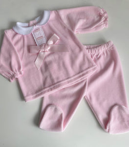 Pink Bow Two Piece Set
