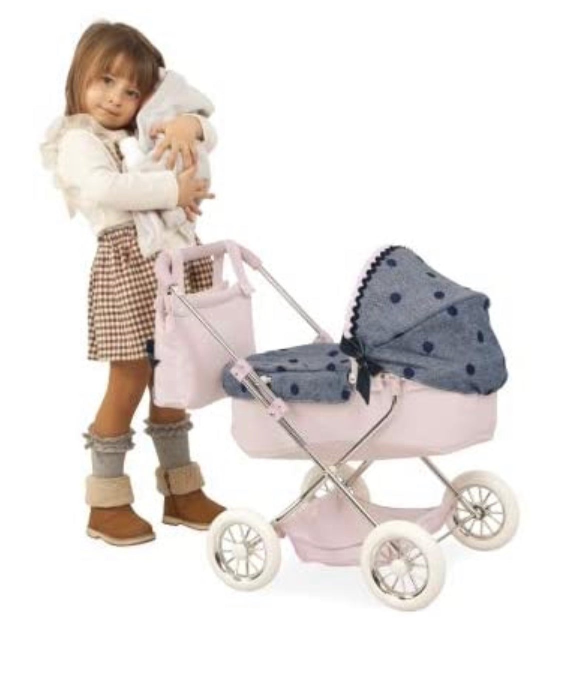 Spanish Dolls Pram with Bag “Lucia”