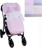 Spanish Footmuff (includes liner) - Bianca Nube Luna