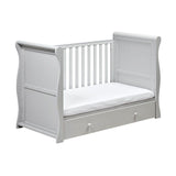 East Coast Nursery Nebraska Sleigh CotBed Grey