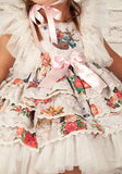 Sonata Floral White Dress - VE22-06