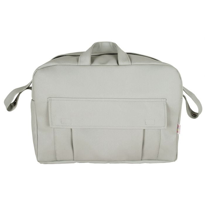 Modin Leatherette Front Pocket Changing Bag - Grey