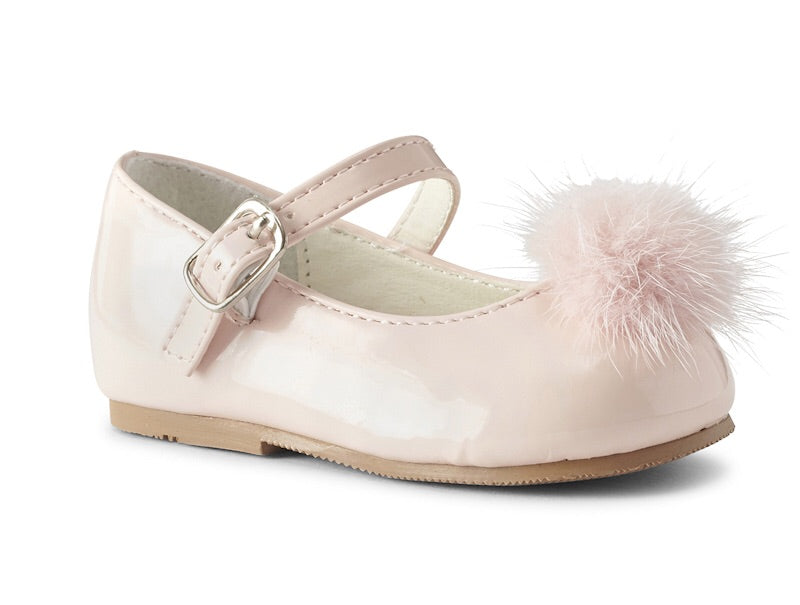 Pink Pom Pom Shoes