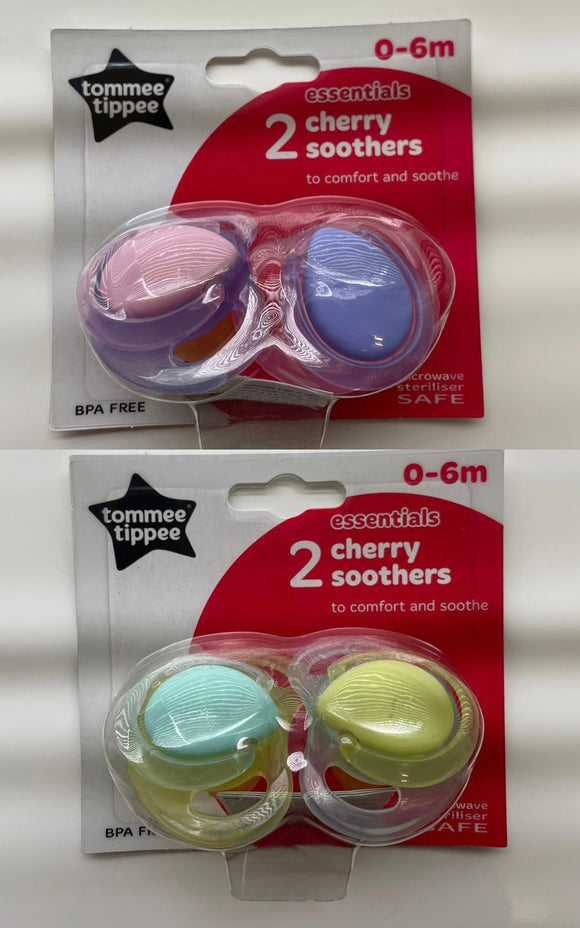 Tommee Tippee Cherry Soothers Pack of 2